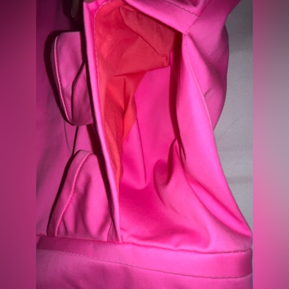 🍭💖 NWT J.Crew Cocktail Flamenca Barbie Ruffle Pink Cocktail Dress Size 2 - Picture 5 of 12